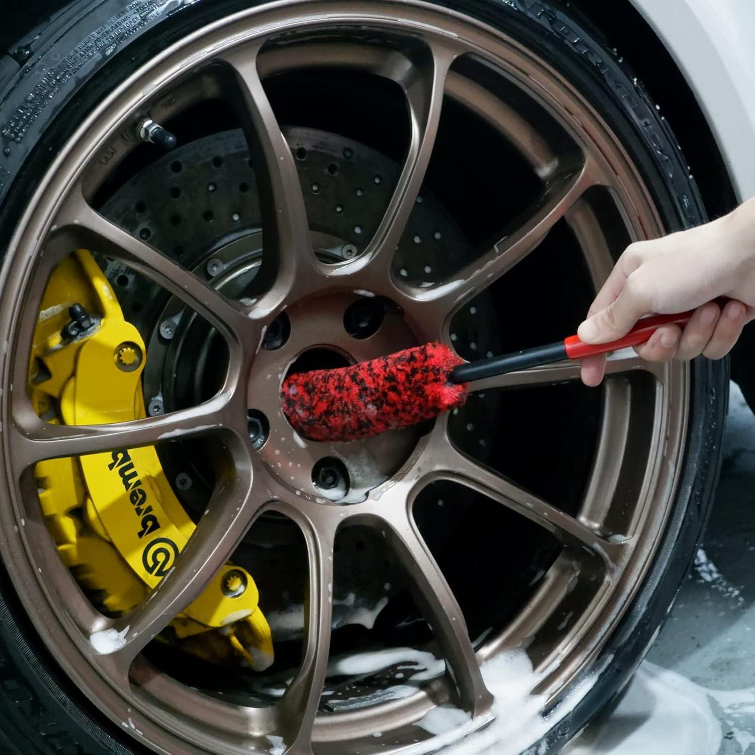 Kit de Cepillos para Limpiar Ruedas BYTTME - 4 Piezas