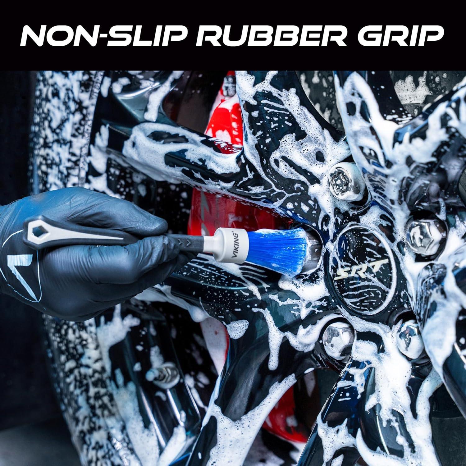 Cepillo para Tuercas de Rueda VIKING Ergonomico 21.6 cm