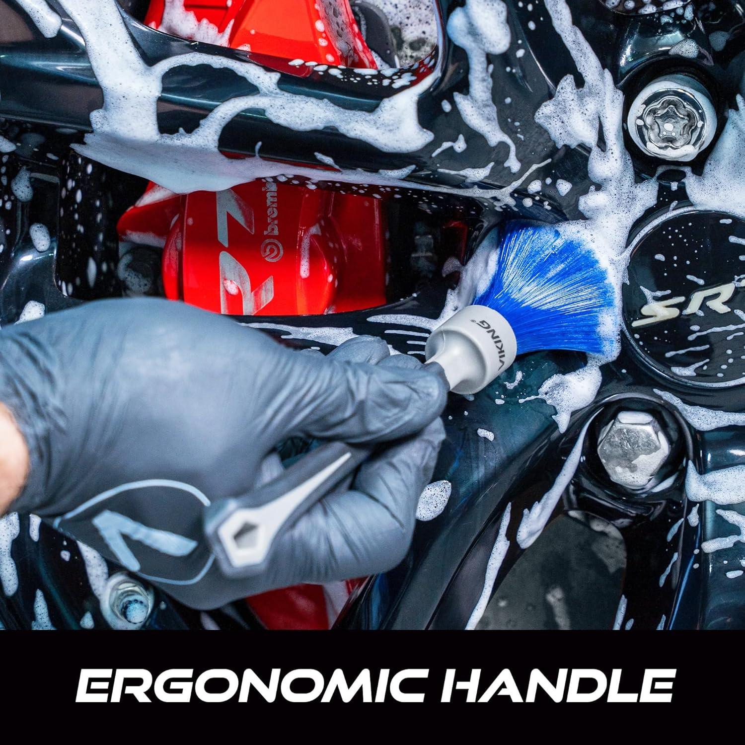 Cepillo para Tuercas de Rueda VIKING Ergonomico 21.6 cm