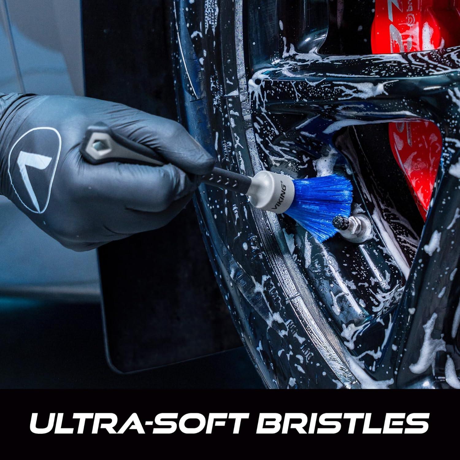 Cepillo para Tuercas de Rueda VIKING Ergonomico 21.6 cm