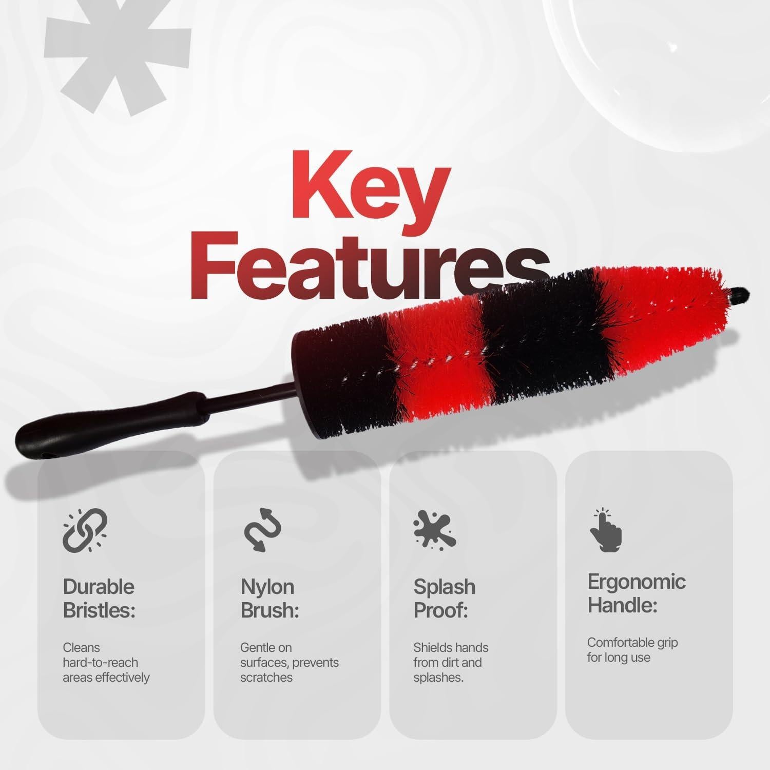 Cepillo de Rueda Crystal Clean 43 cm Cerdas Suaves