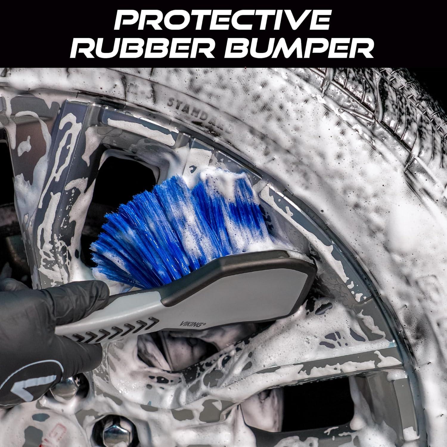 Cepillo de Rueda VIKING Ergonomico para Limpieza de Llantas