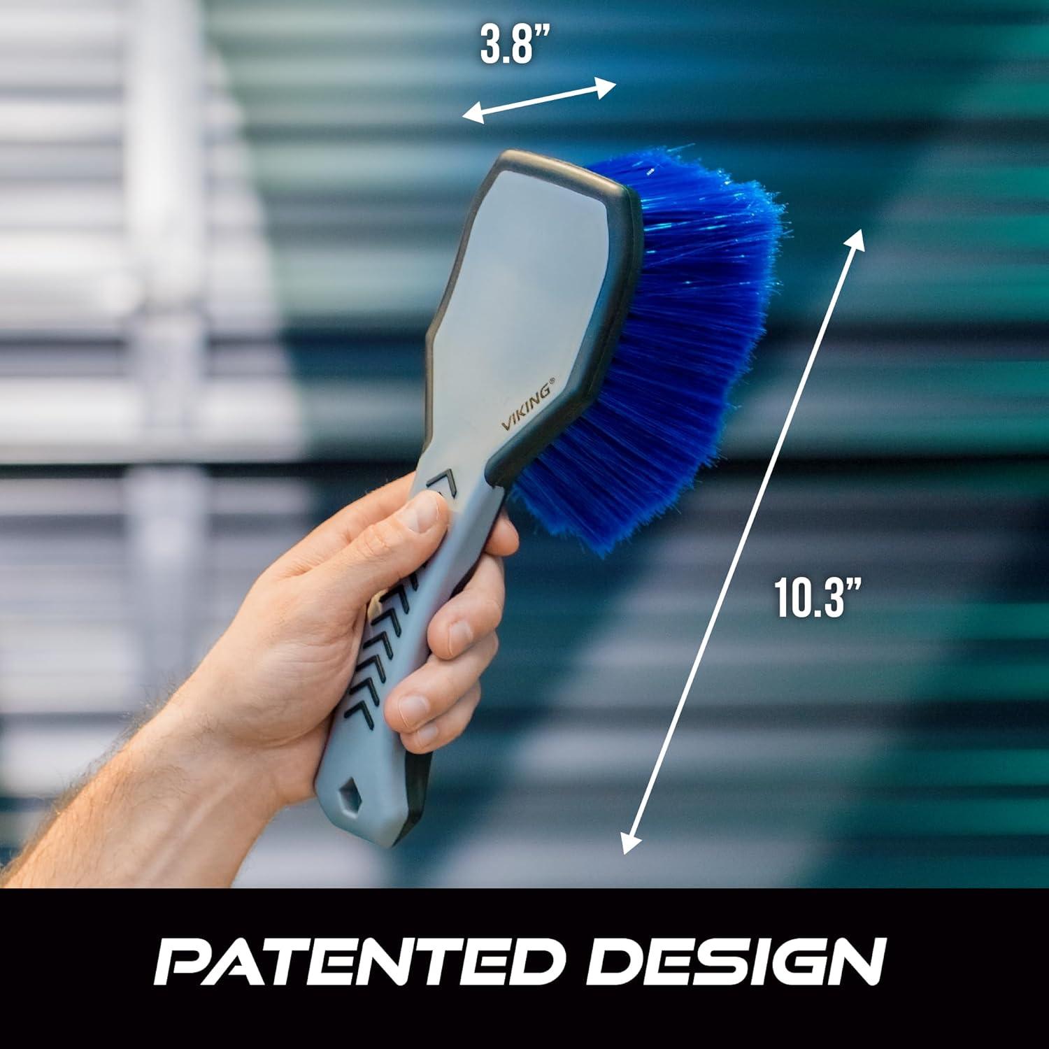 Cepillo de Rueda VIKING Ergonomico para Limpieza de Llantas