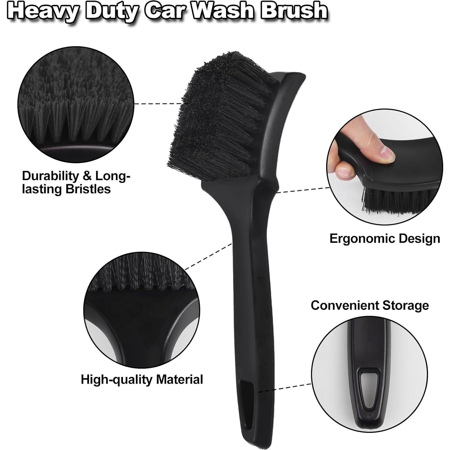 Kit de Limpieza para Autos NIKCOSMK 9 Piezas Microfibra