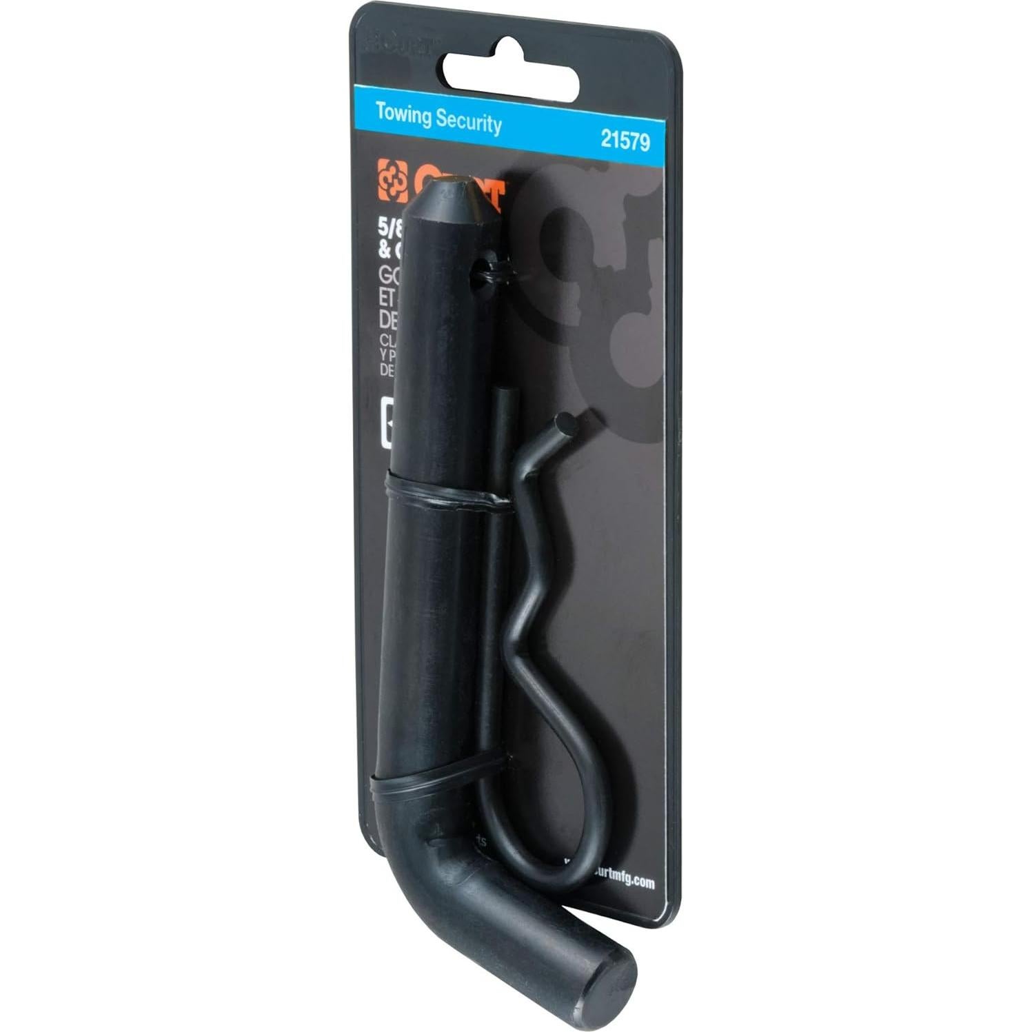 Pasador y Clip de Enganche CURT 21579 5/8" Zinc Negro