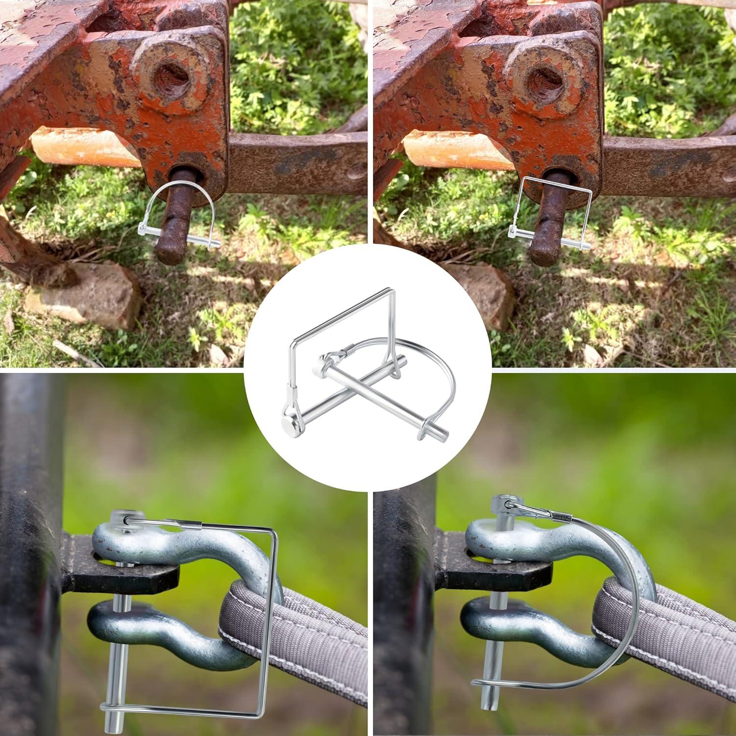 Paquete de 10 Pasadores de Remolque PINAILER 6x1.5cm