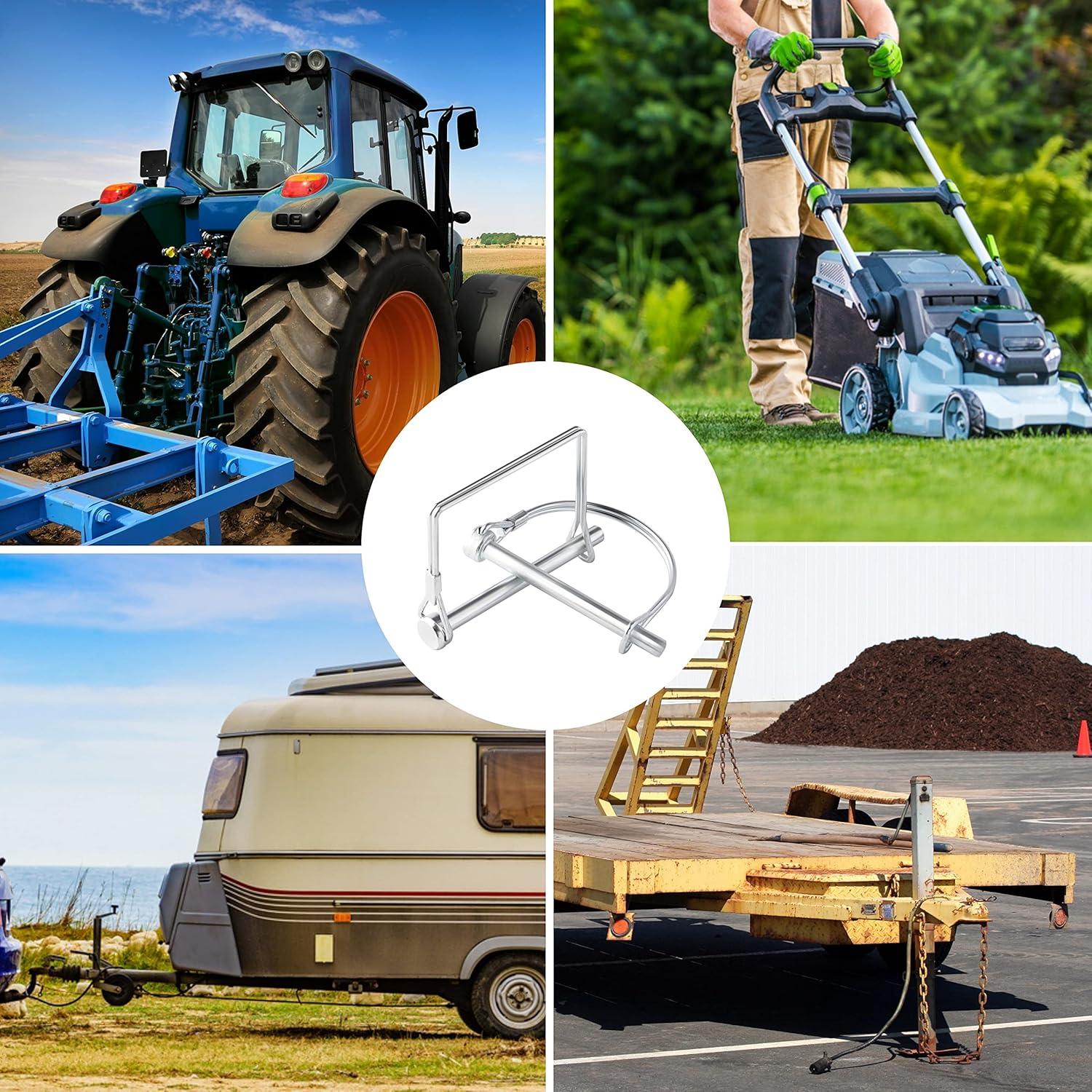 Paquete de 10 Pasadores de Remolque PINAILER 6x1.5cm