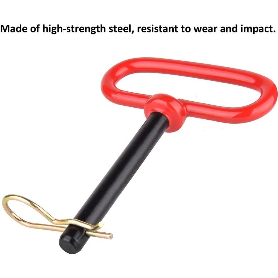 Pasador de Enganche de Remolque Comonc 3/8" Rojo - 2 Pcs