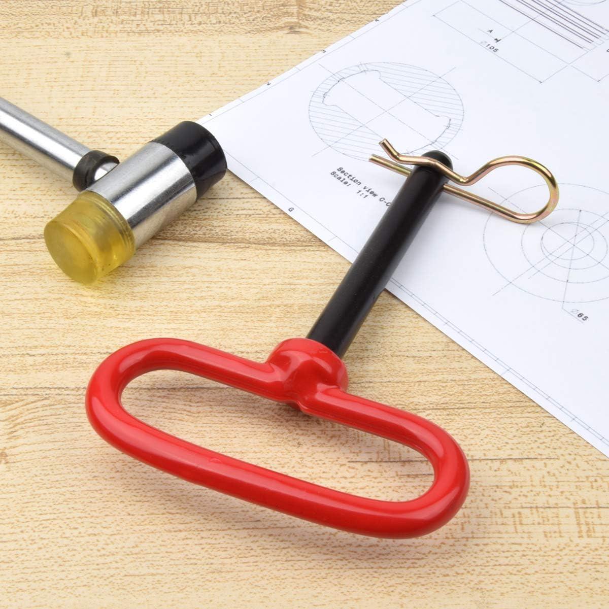 Pasador de Enganche de Remolque Comonc 3/8" Rojo - 2 Pcs