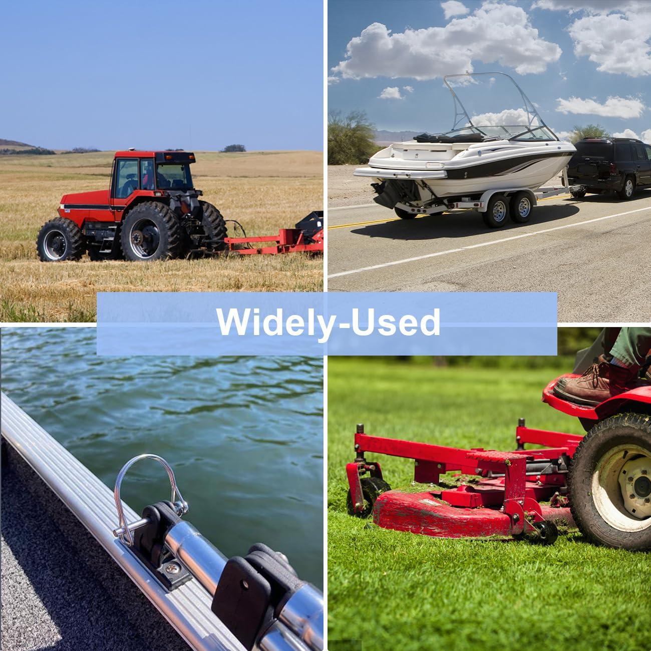 Pasador de Acoplador de Remolque 4PCS Tivnhuils 6.35mm