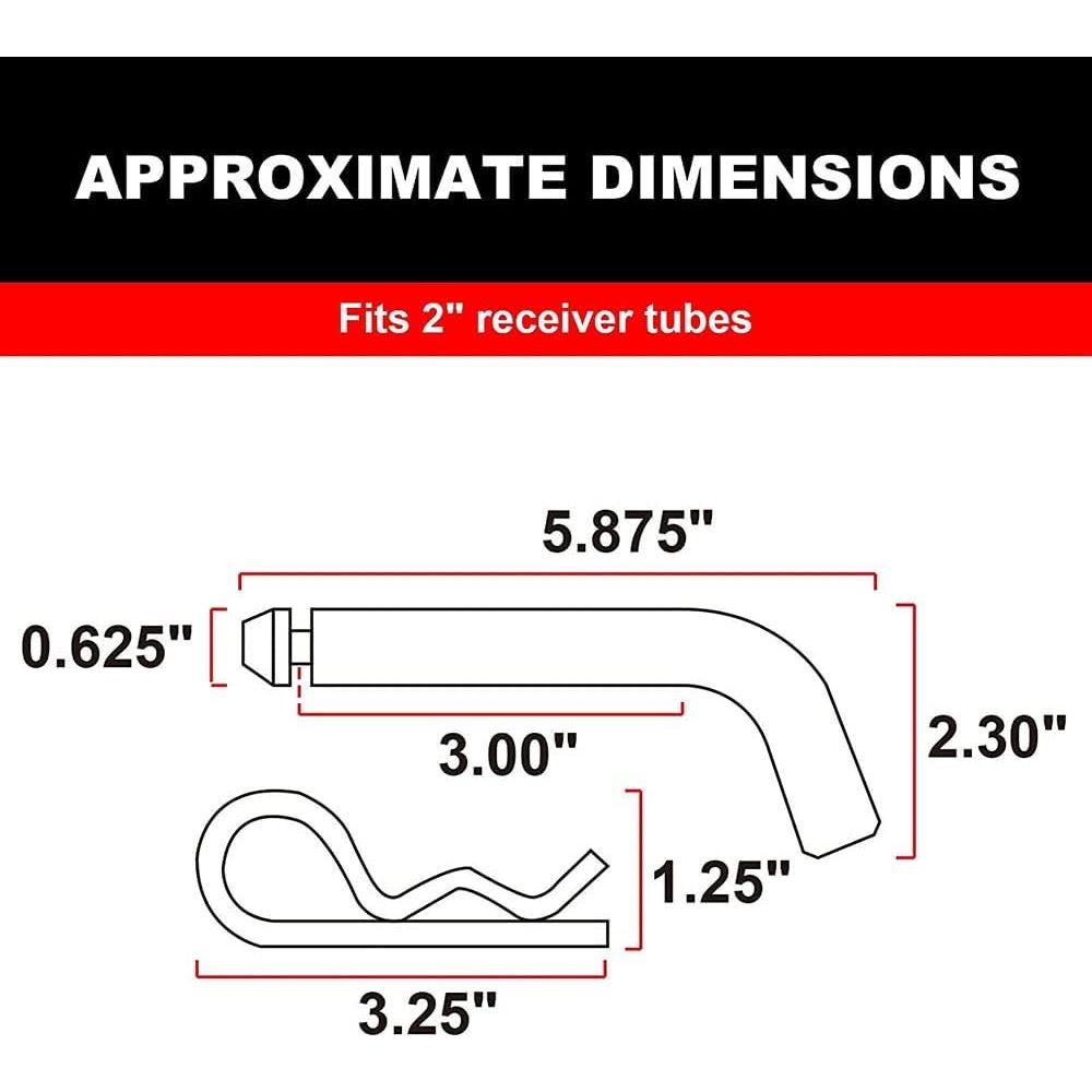 Pin de Enganche Big Red ATRLY3202R 5/8" para Remolque