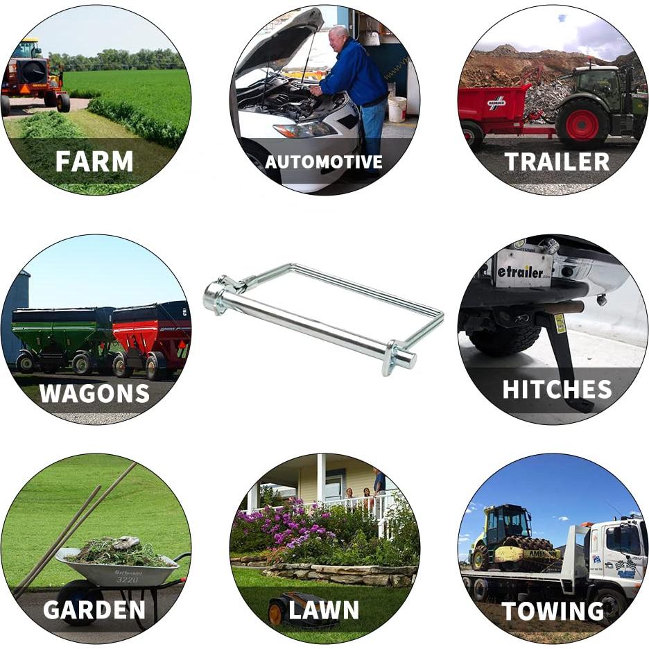 15 Pasadores de Enganche de Remolque Comonc 6.3mm x 100mm