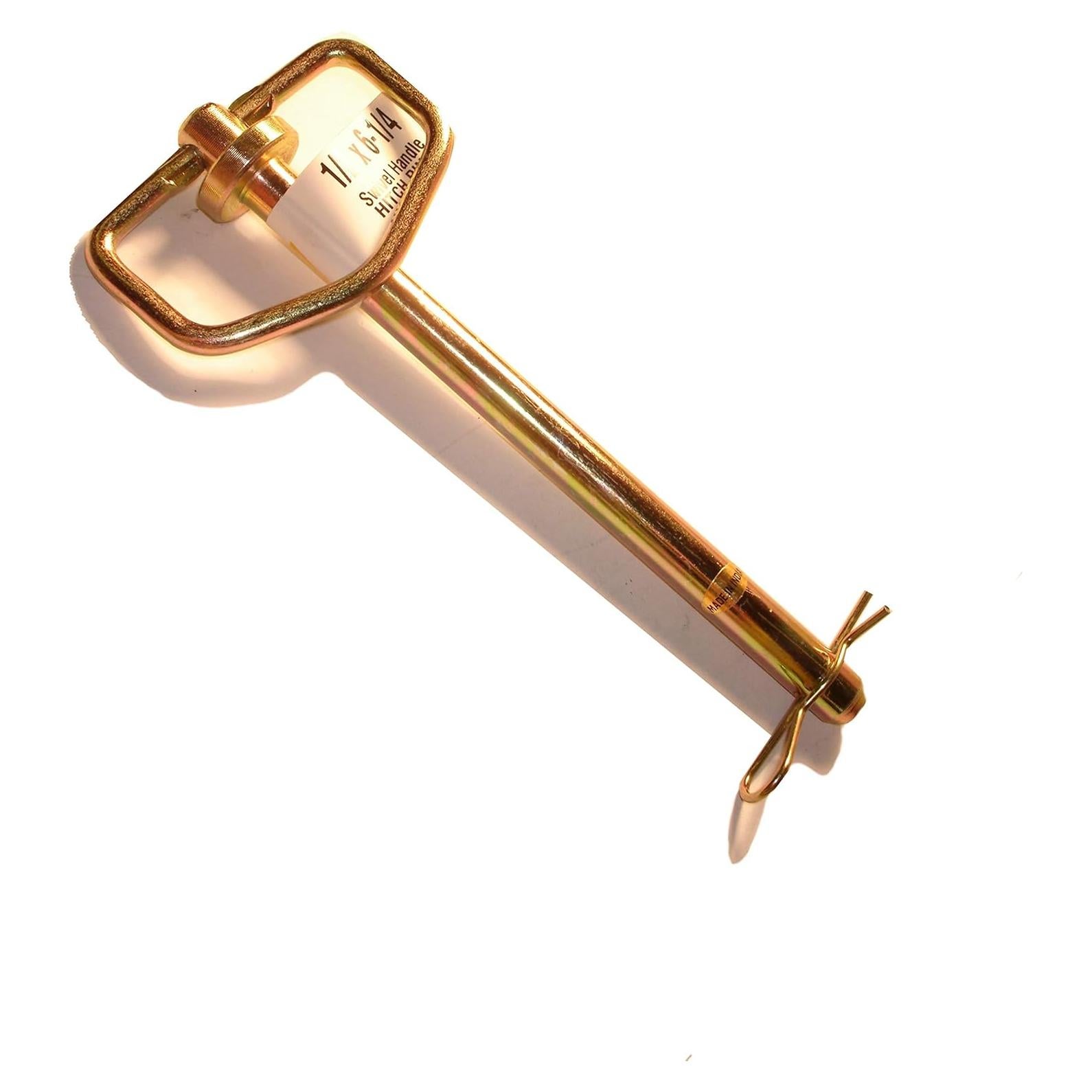 Pasador de Enganche Giratorio Hard-to-Find 1/2" x 15.88 cm Zinc Amarillo