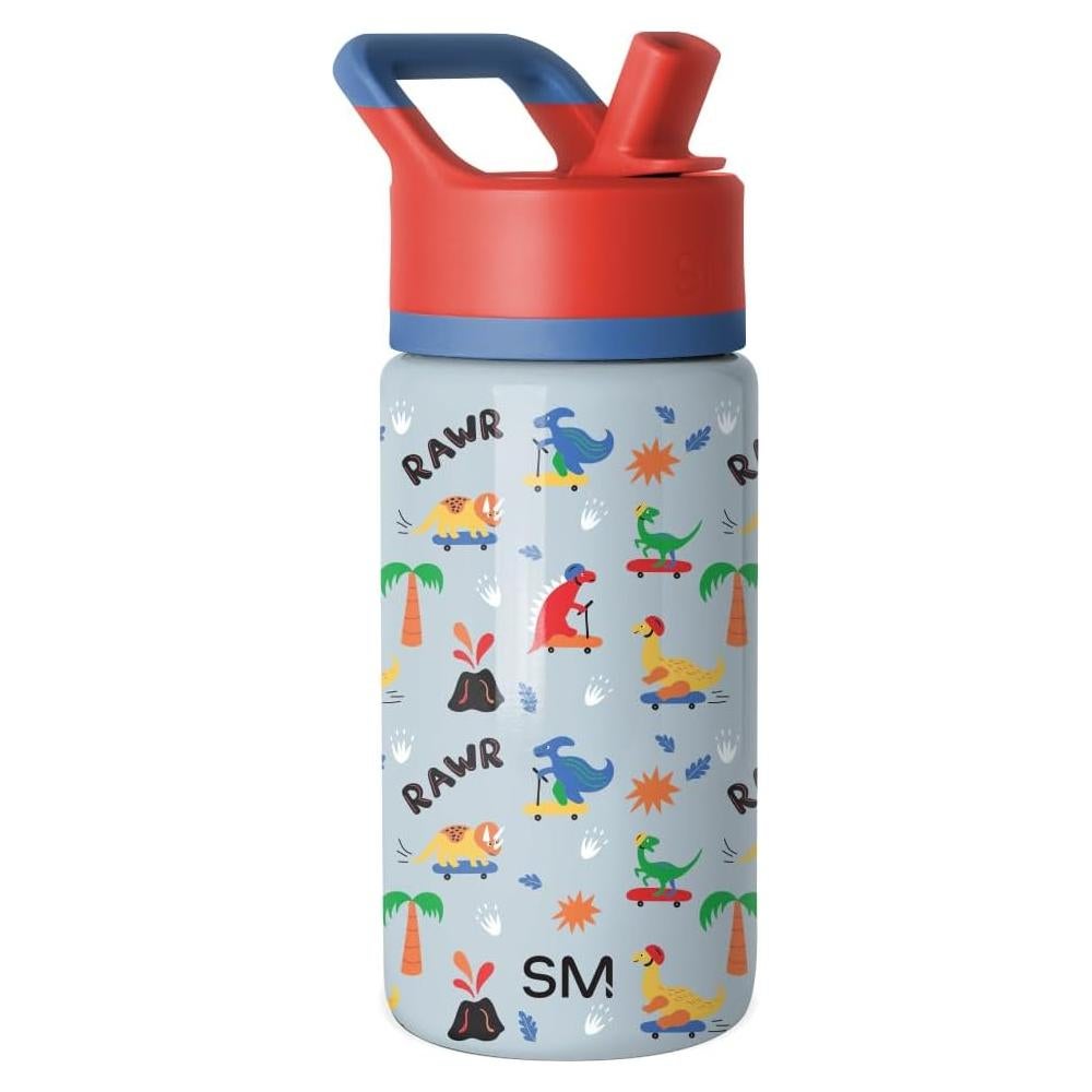 Botella de Agua Aislada Simple Modern 414ml Dino Rad