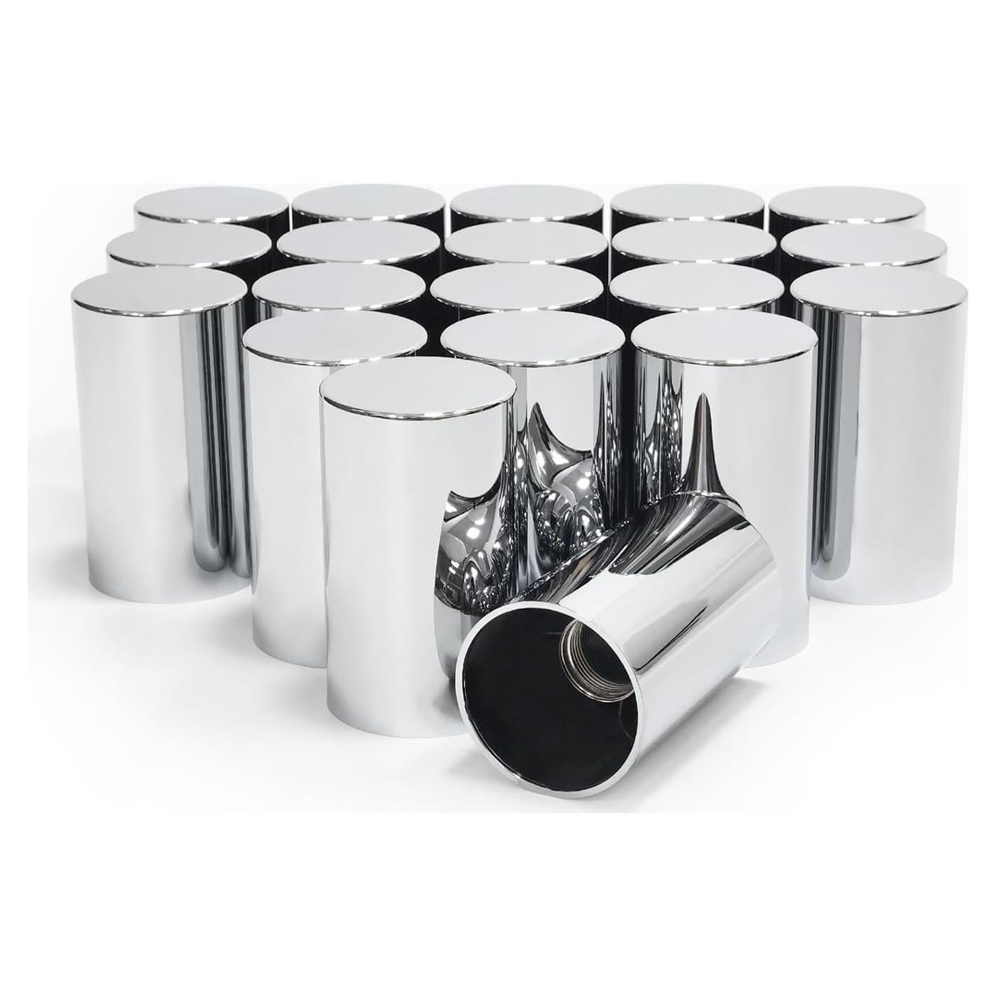 Paquete de 20 Cubiertas de Tuercas de Rueda Grandroad 33mm ABS