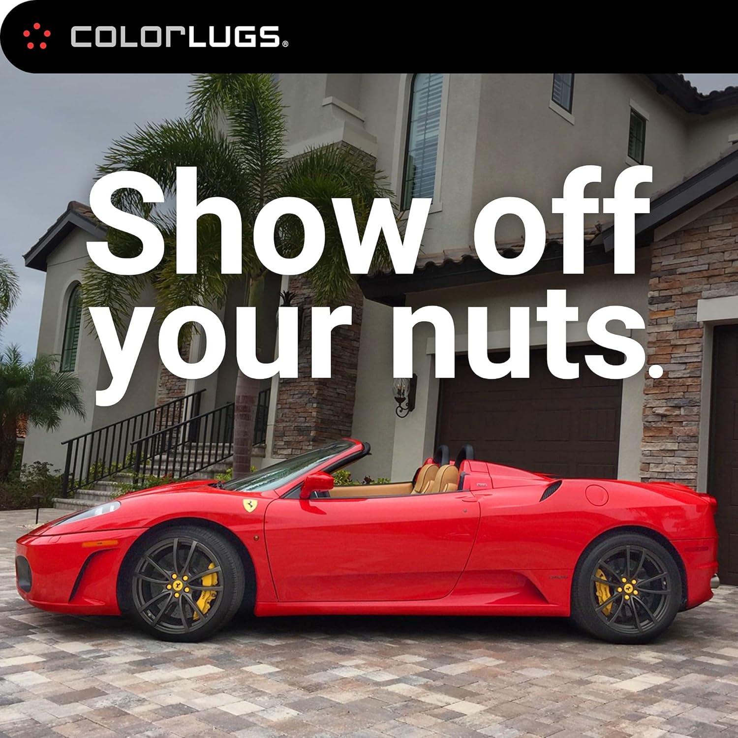 Cubiertas de Tuerca de Llantas ColorLugs Vinilo Negro 21-23 mm 25 Pzas