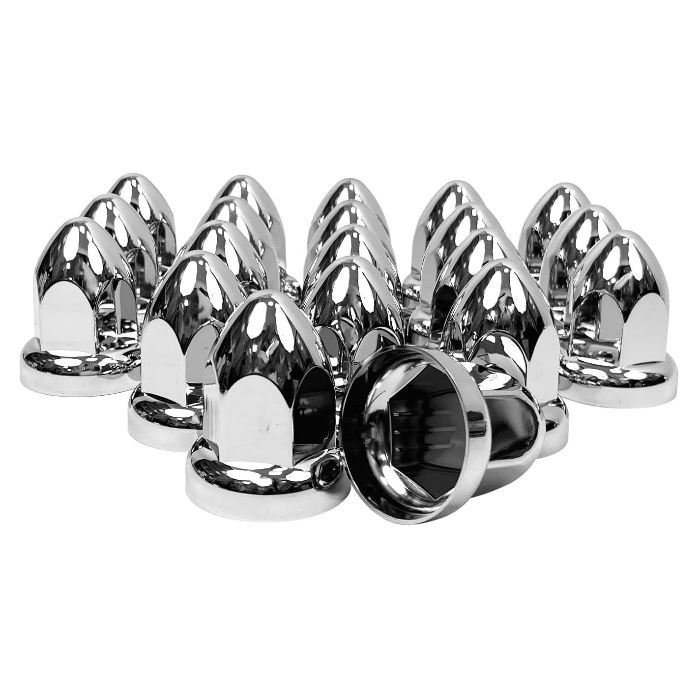 Paquete de 20 Cubiertas de Tuercas de Llantas Grandroad 33mm