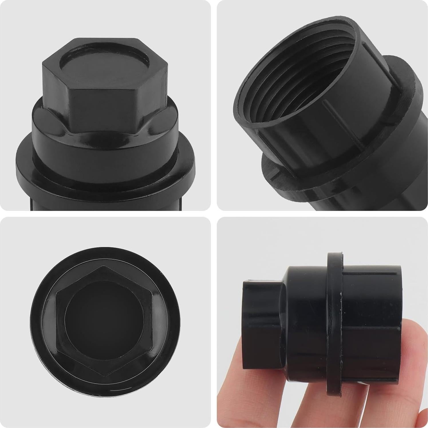 24 Tapas de Tuercas de Rueda Salior M27x2.0 para Chevrolet