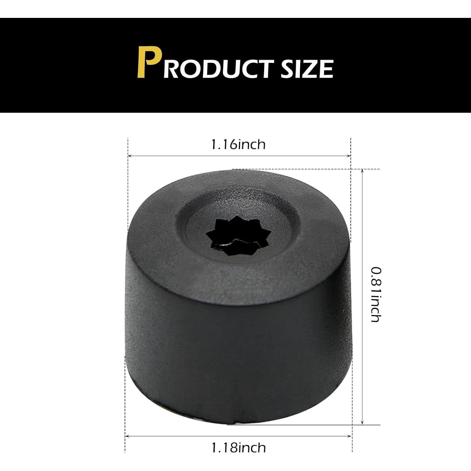 20 Tapas de Tuerca de Rueda Zikefest 17mm para VW Jetta Golf