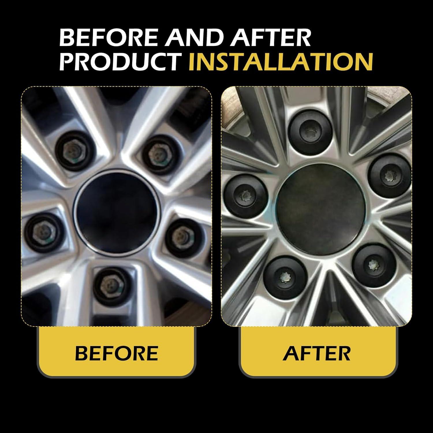 20 Tapas de Tuerca de Rueda Zikefest 17mm para VW Jetta Golf