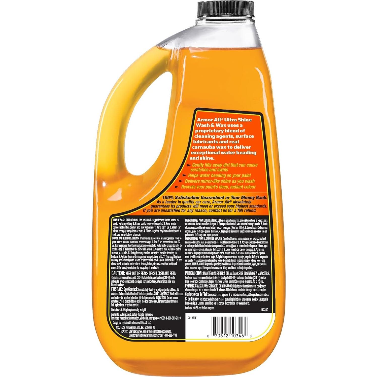 Kit de Lavado de Autos Armor All - Jabón, Mitón y Toalla