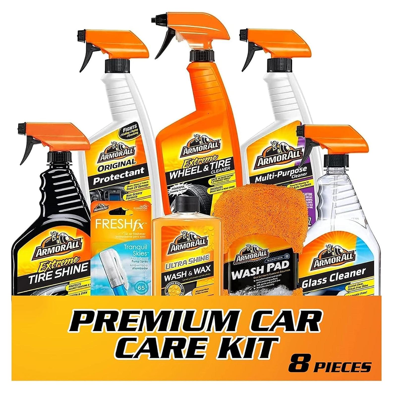 Kit de Cuidado del Automóvil Armor All Premier 8 Piezas