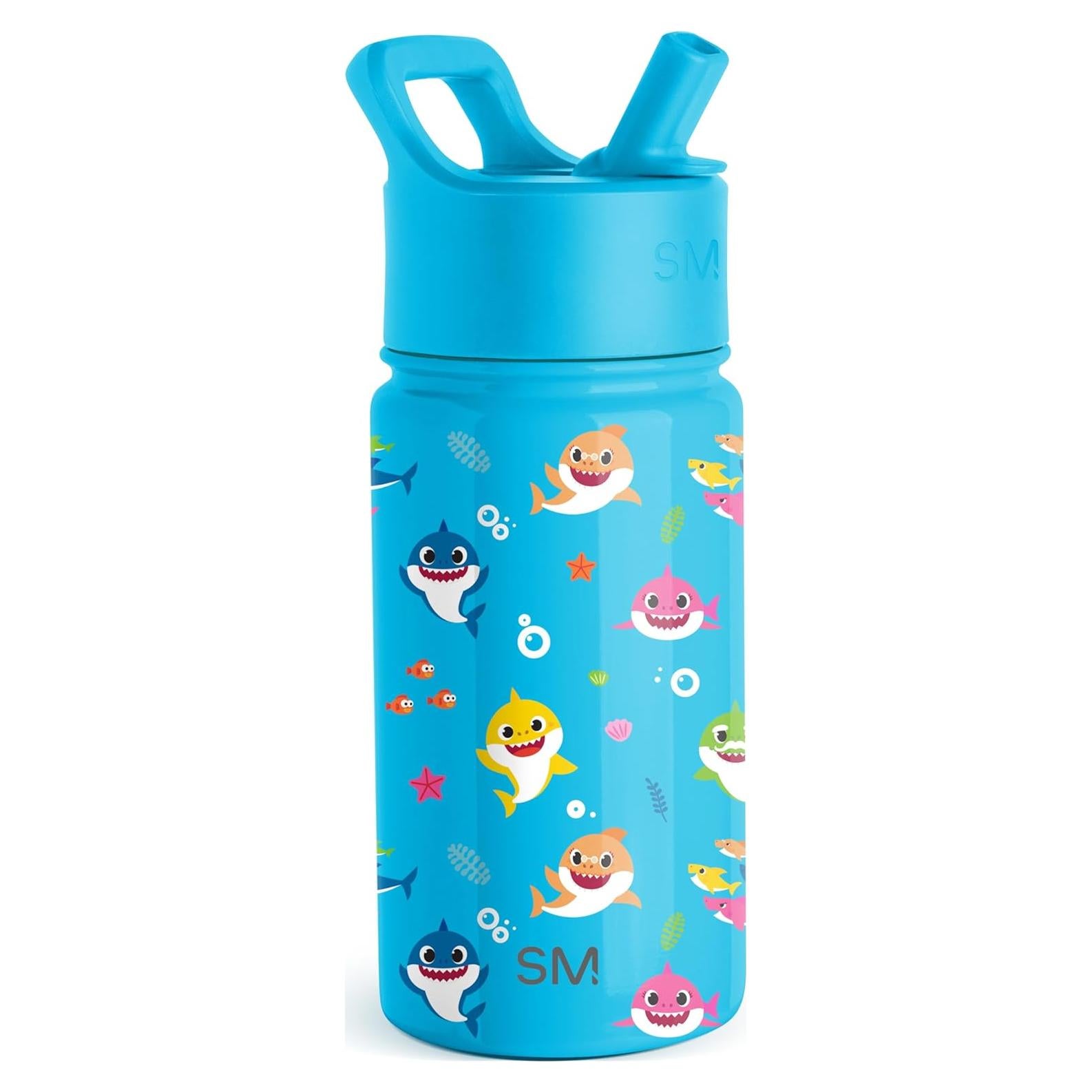 Botella de Agua Simple Modern Baby Shark 414ml Aislada