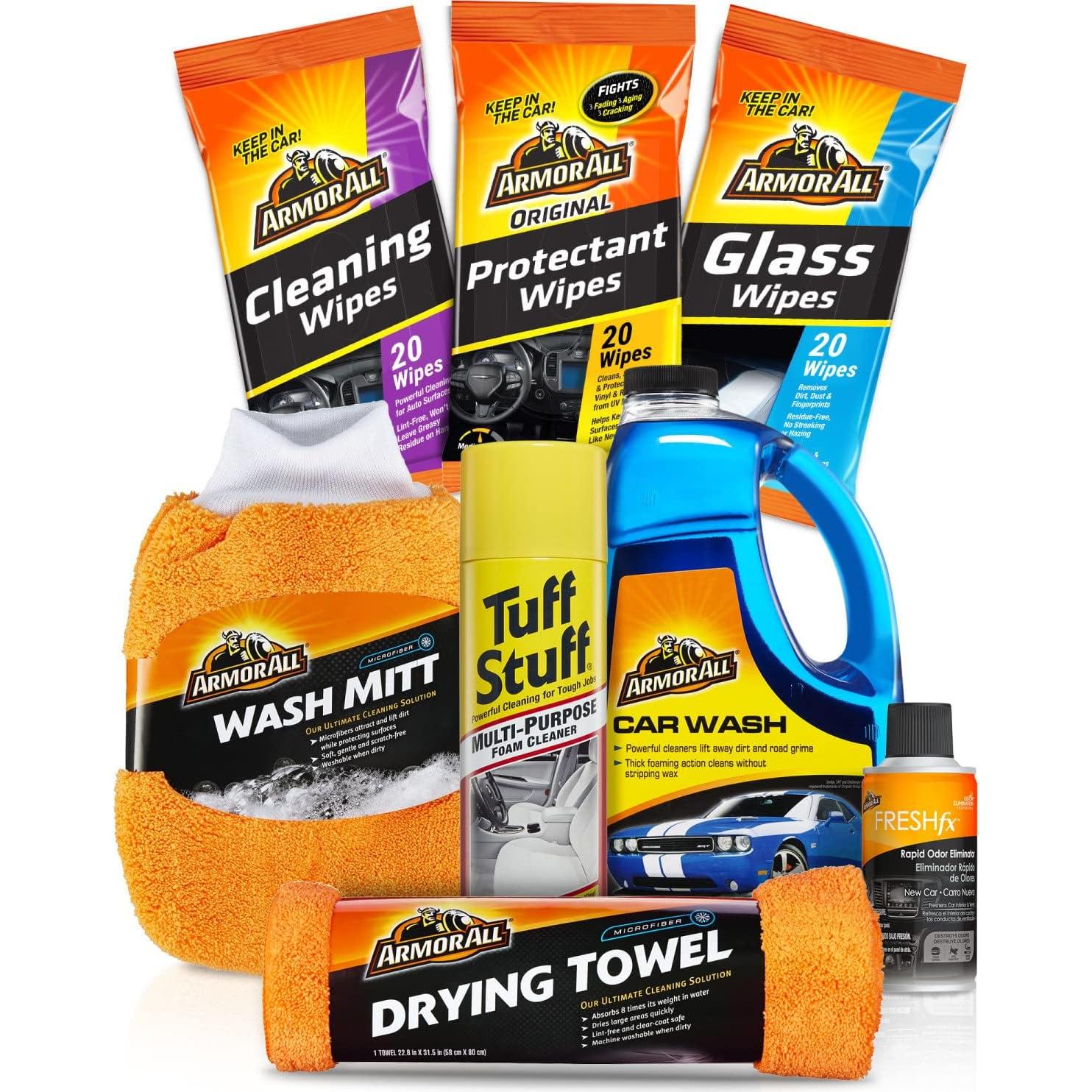 Kit de Limpieza de Autos Armor All 8 Piezas - Lavado y Cuidado