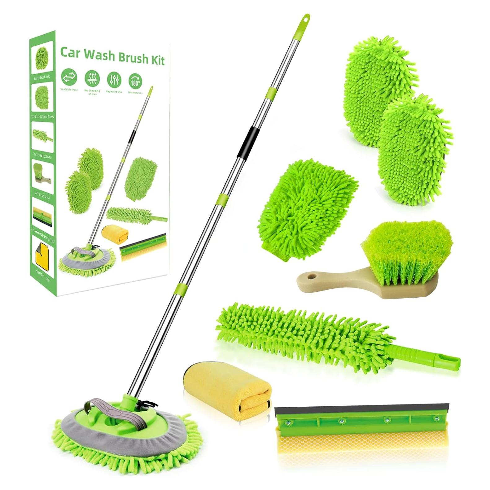 Kit de Lavado de Autos ETOUPA YTD21 - 11 Piezas Microfibra