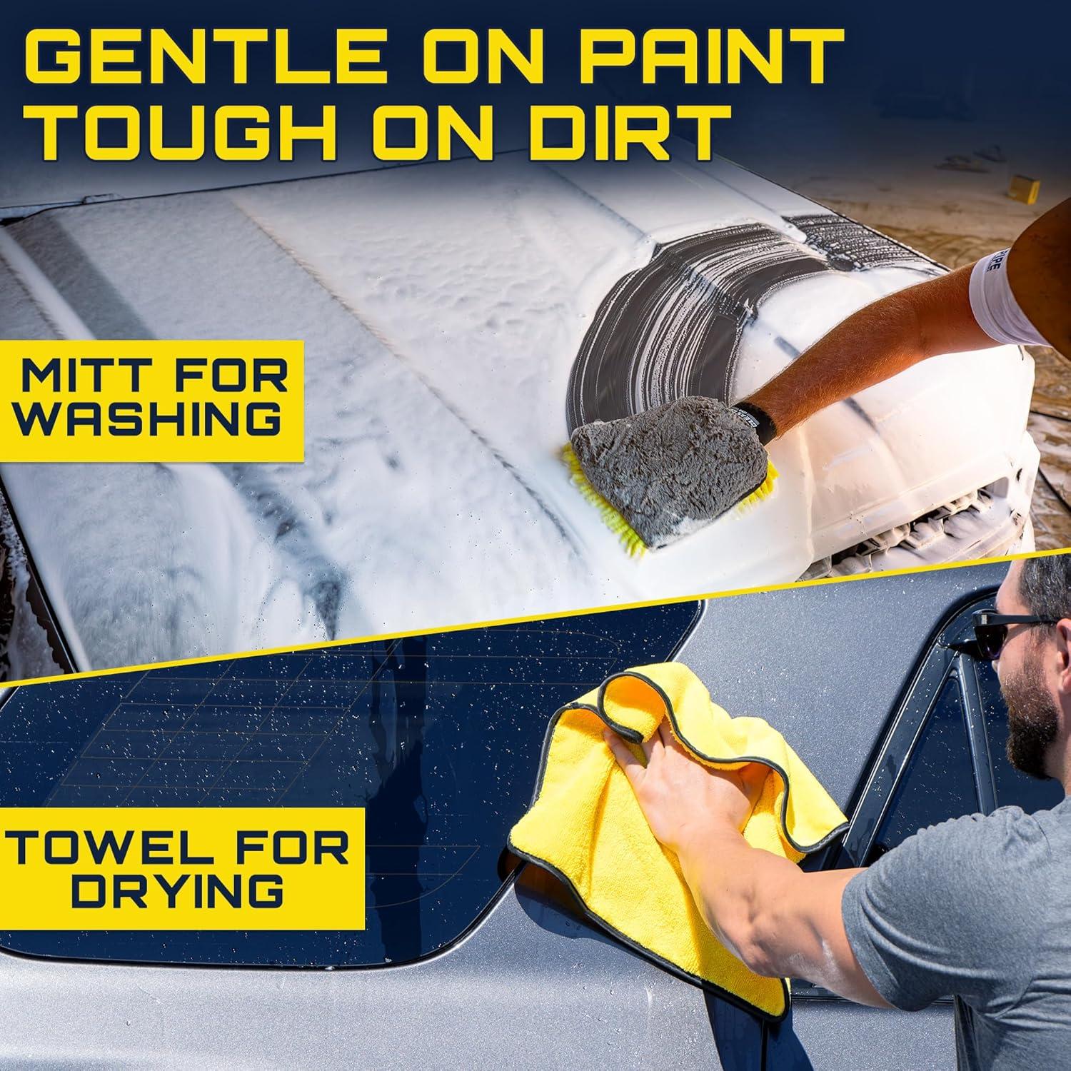 Pistola de Espuma Foam King Clean Car USA + Mitón y Toalla