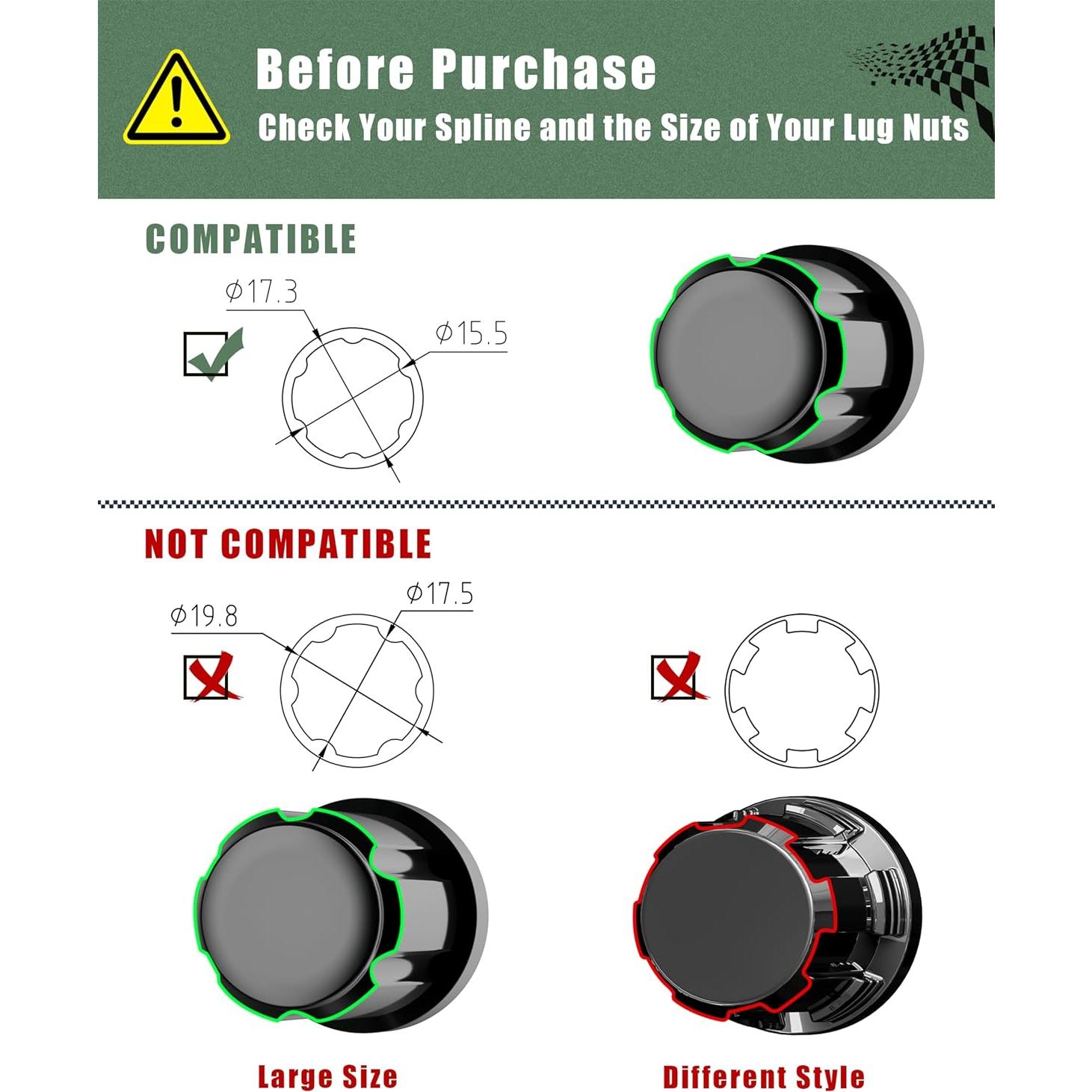 Llave de tuerca de perno 6 puntos Glorider 19mm 21mm negra