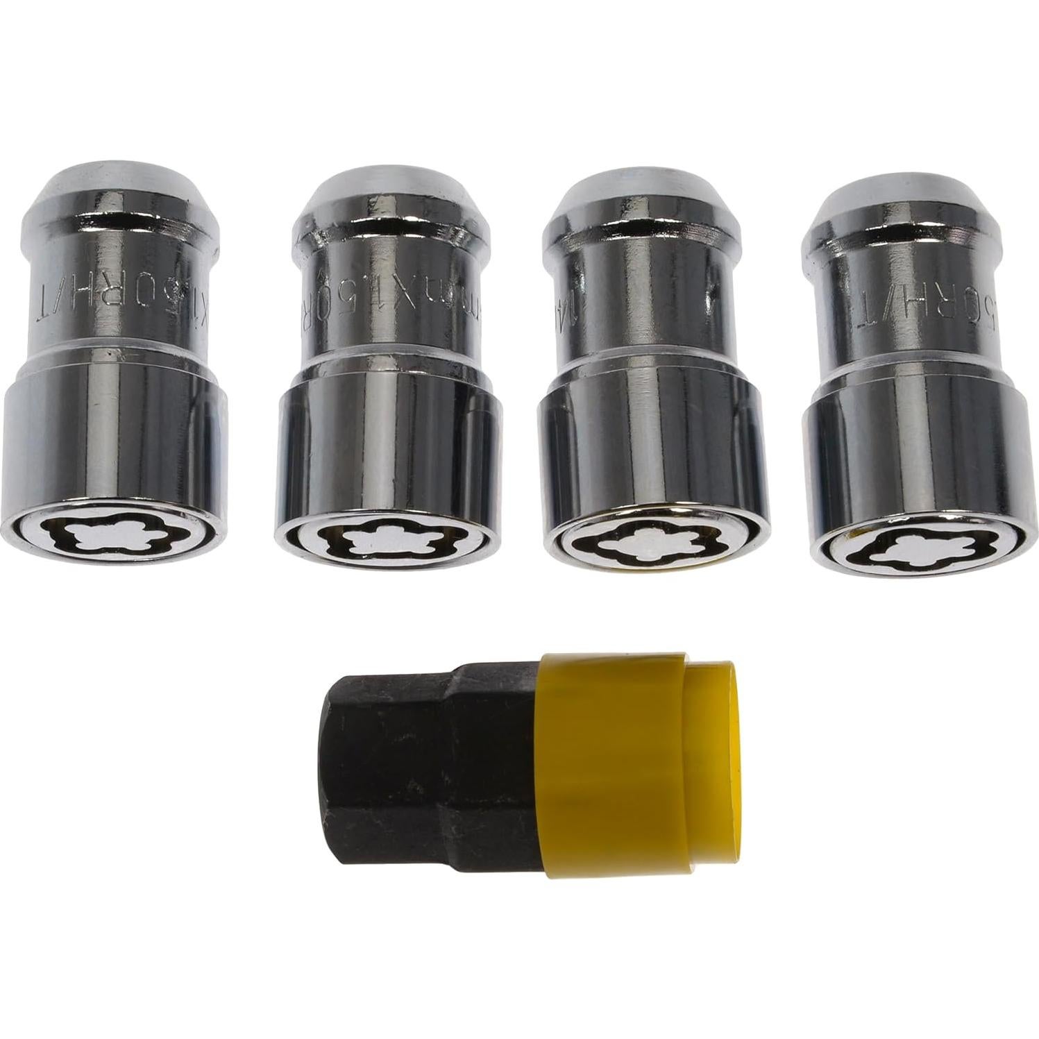 Juego de Cerraduras de Rueda Dorman 712-680 M14-1.50 4 Piezas