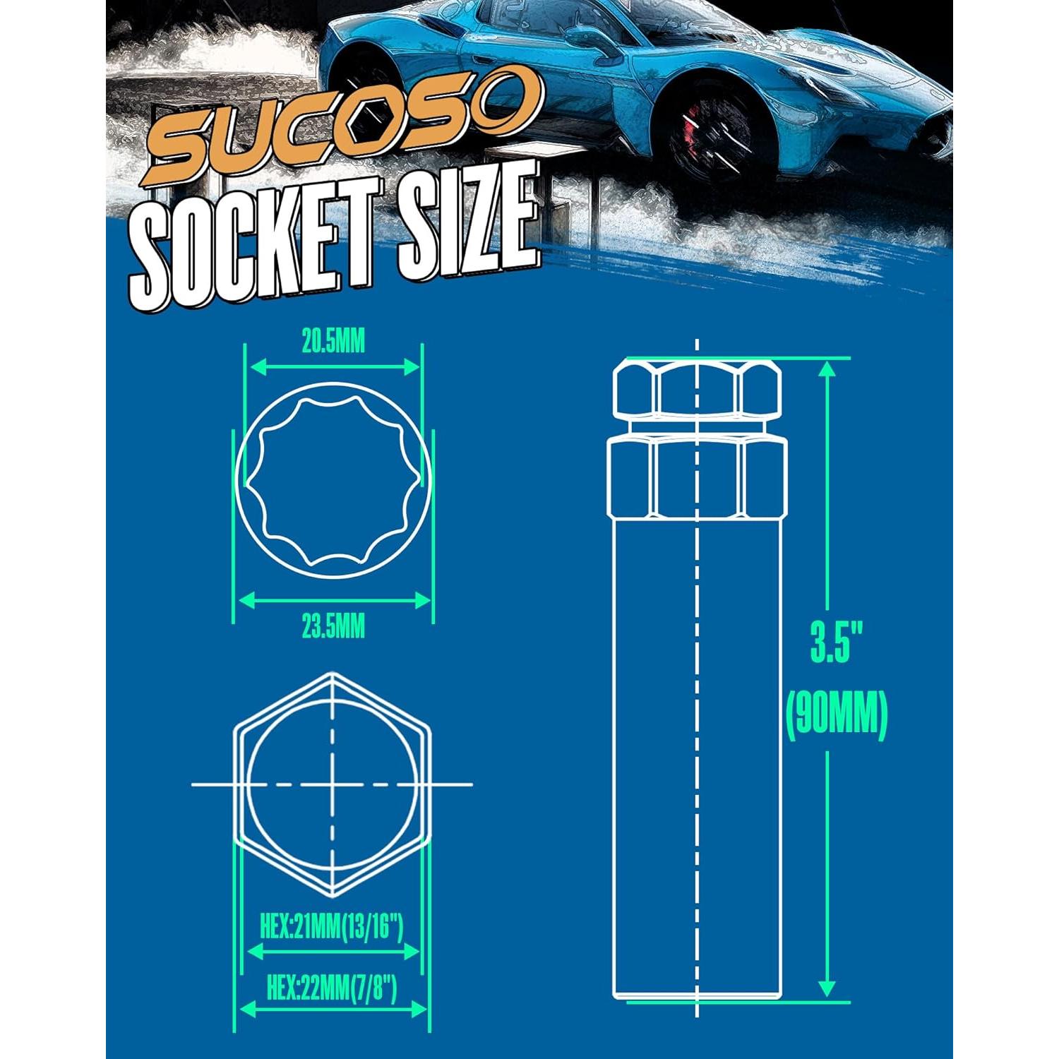 Llave de Tuerca 10 Estrías SUCOSO TA23-21/22 21mm 23mm