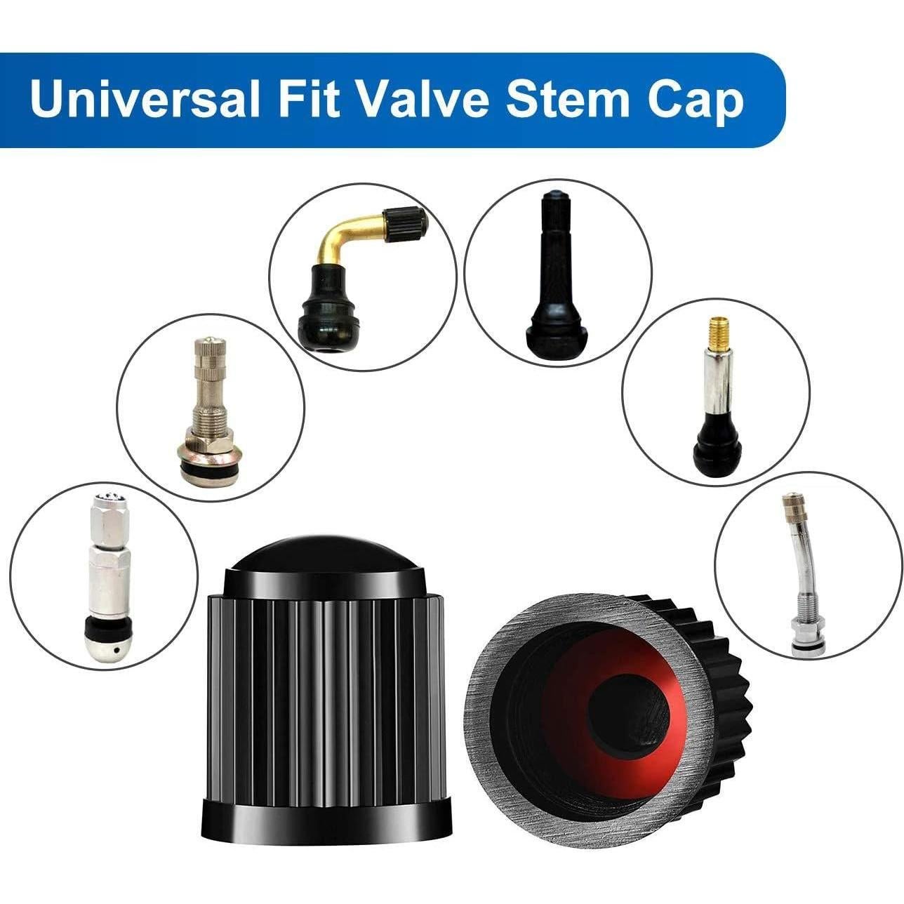 Tapones de Válvula de Neumático Genérico 12 Piezas 10mm