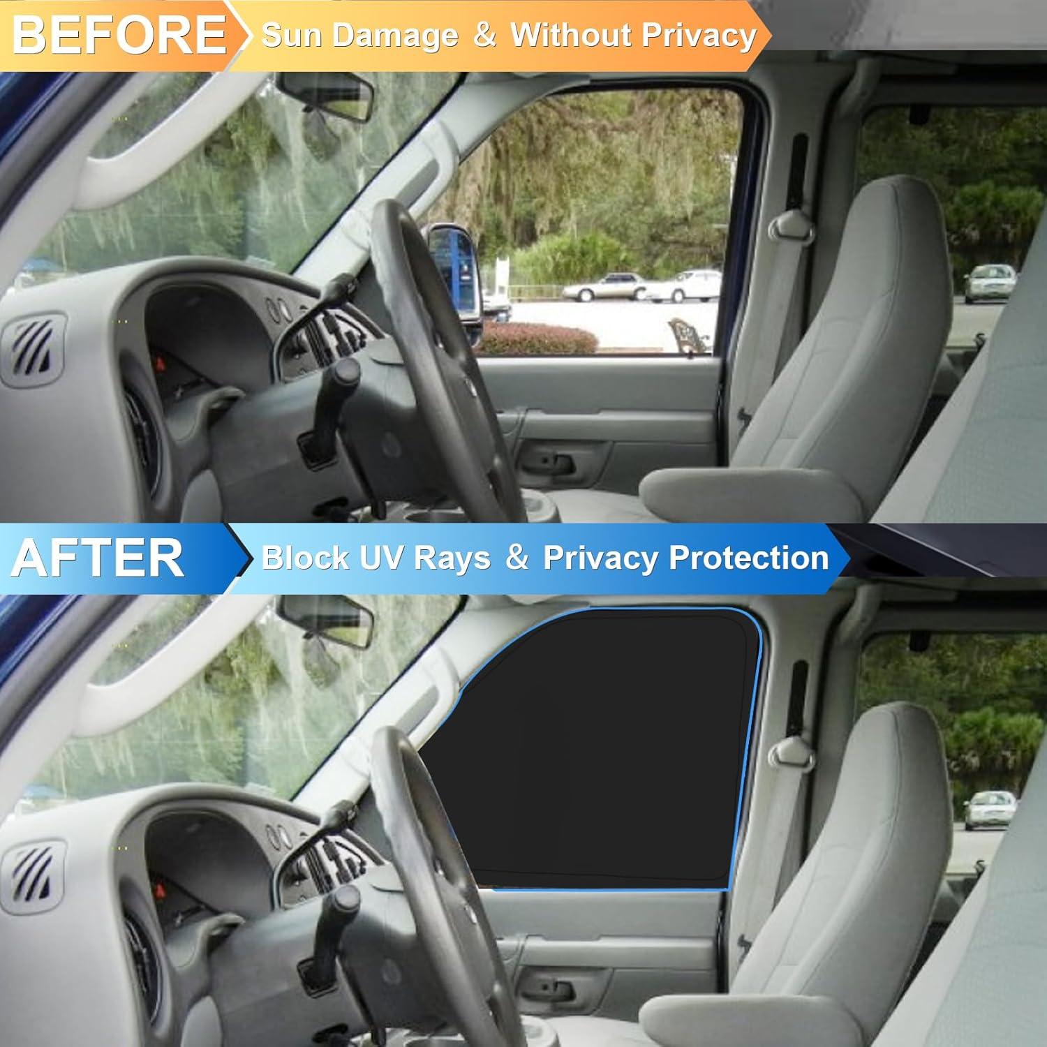 Protector Solar de Ventana Lateral ULROLIT para Chevy Express 1996-2025