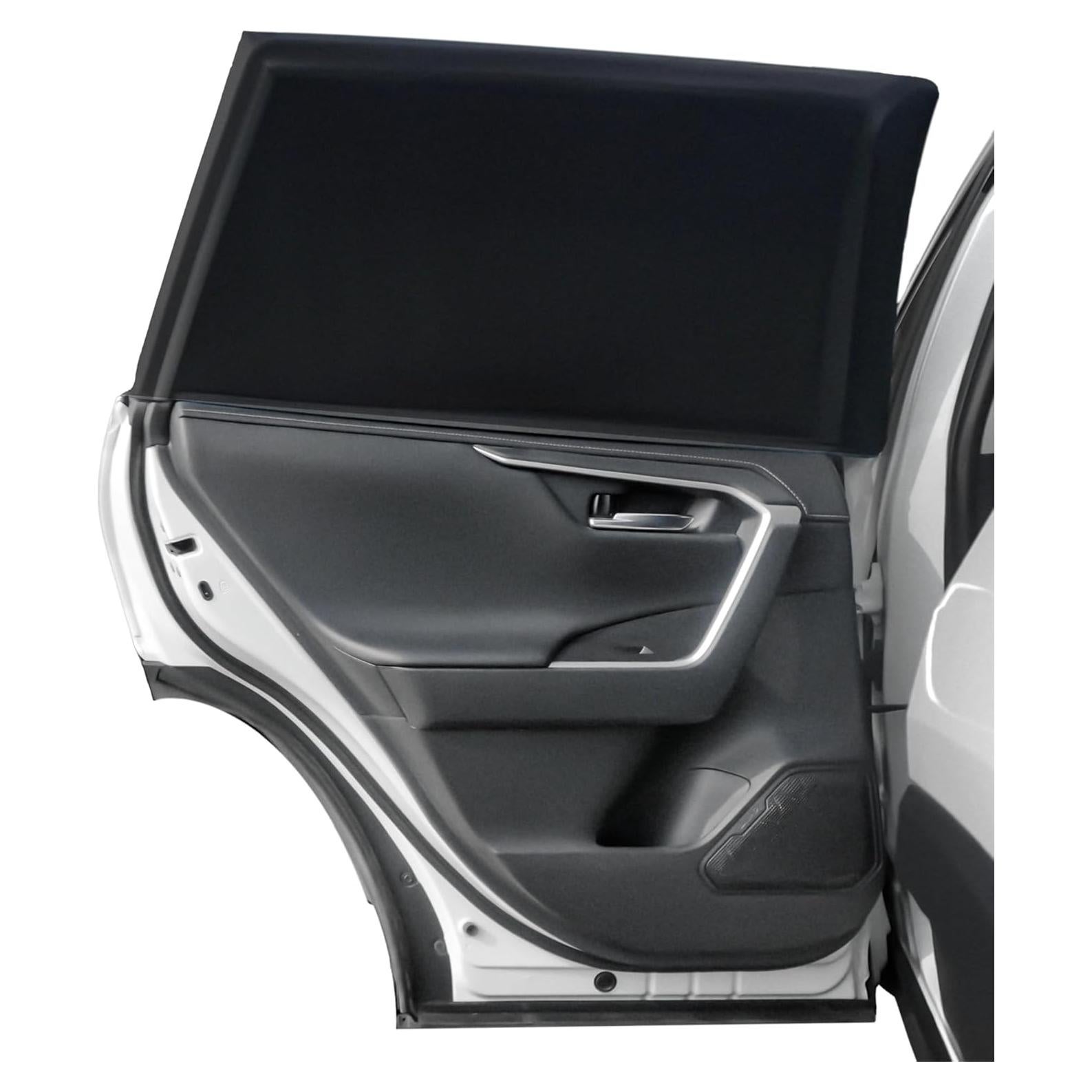 Sombrillas para Ventanas de Auto TechSpanner - Paquete de 2, UV y Privacidad