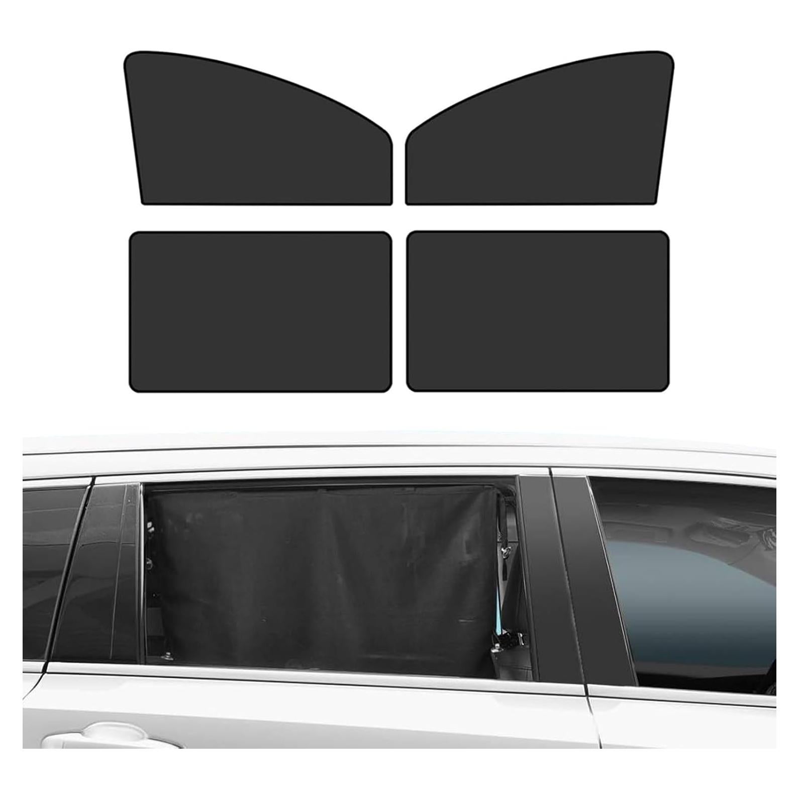 4 PCS Protector Solar para Ventanas de Coche GRANDI GRAZYL2006BL