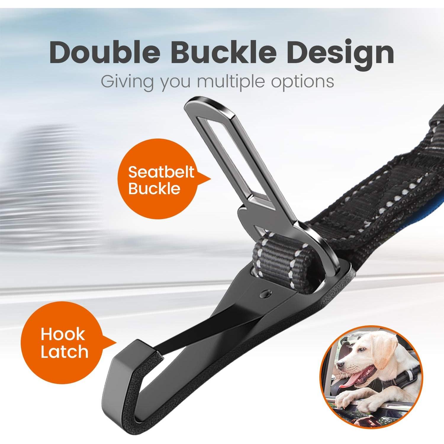 Cinturón de Seguridad para Perros IOKHEIRA Ajustable Reflectante