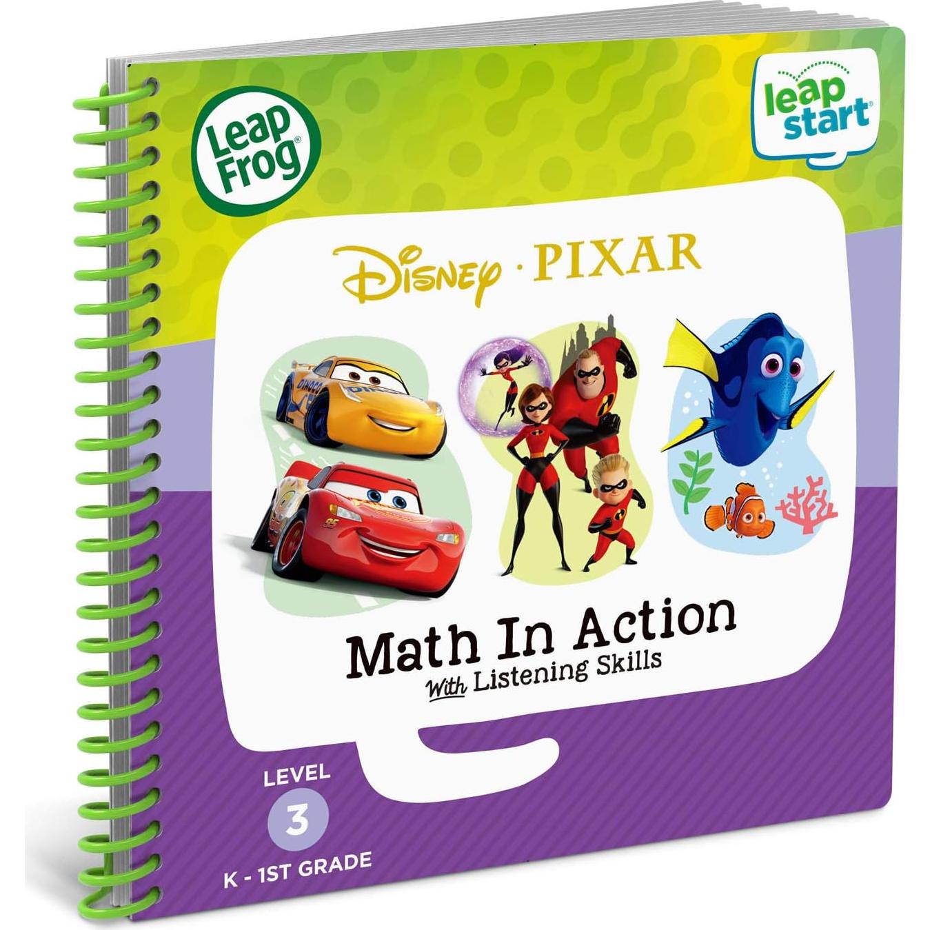 LeapFrog LeapStart 3D Disney Pixar Pals Math Book