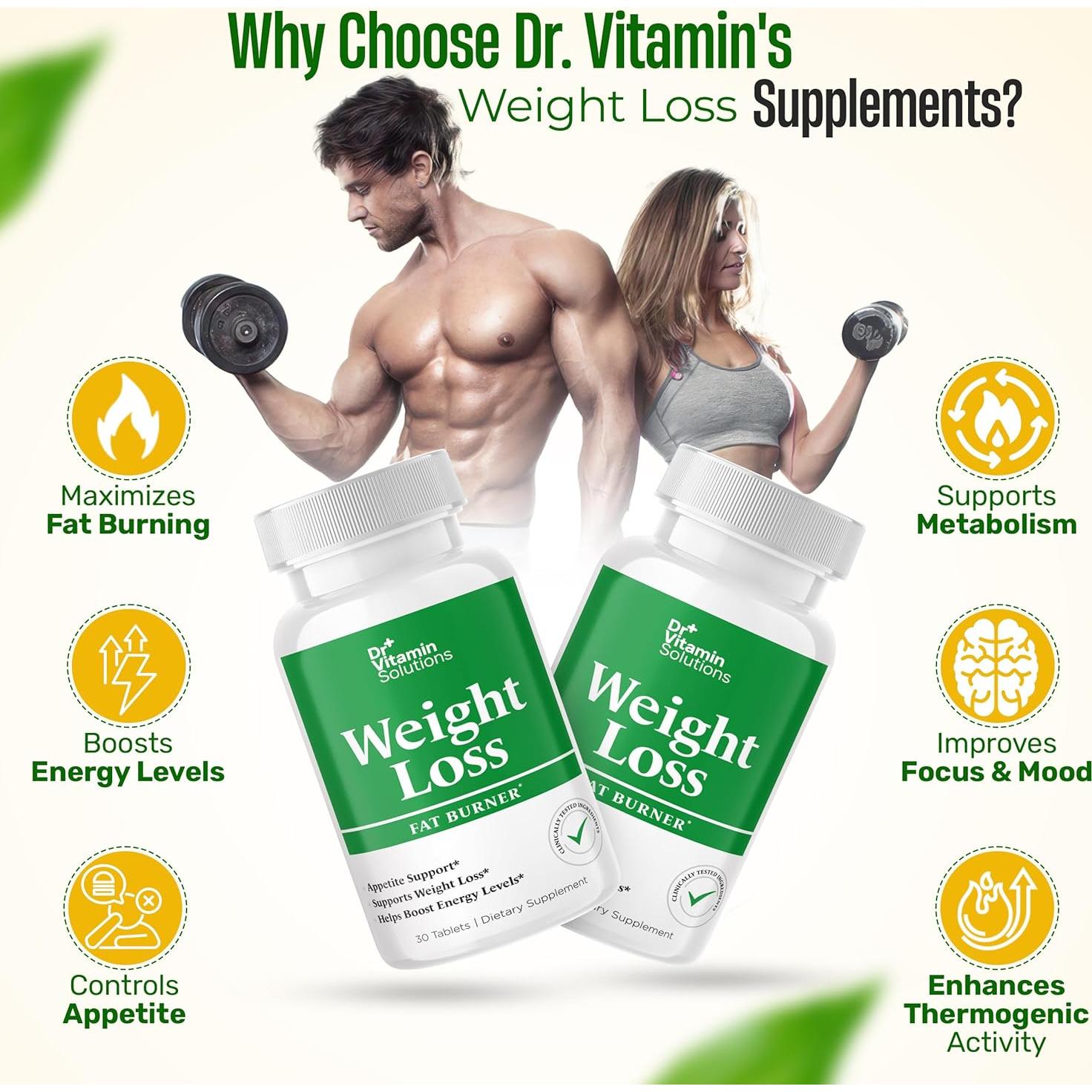 Suplemento para Pérdida de Peso Dr Vitamin 30 Tabletas