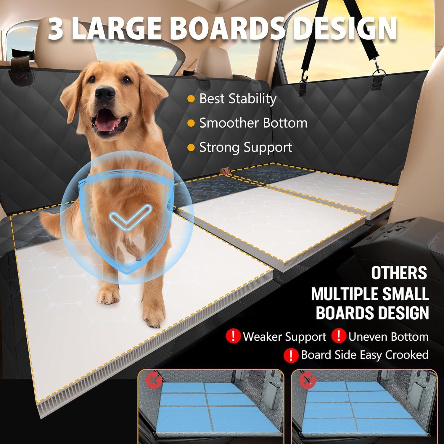 Extensor de Asiento Trasero para Perros ROUWINNE 157.8x132.1cm