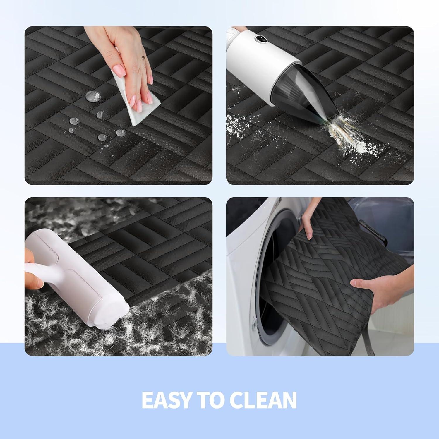 Funda de Asiento para Perros ELLINI - Negro, Soporta 181kg