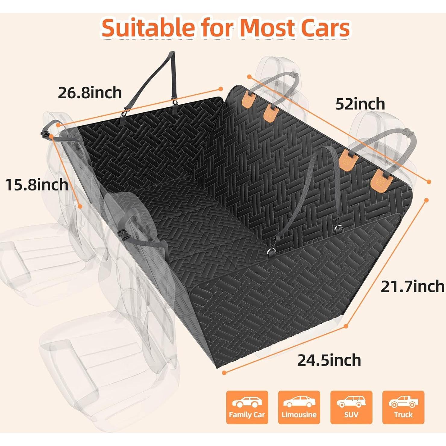 Funda de Asiento para Perros LEHNI L-066 Impermeable 157x132cm