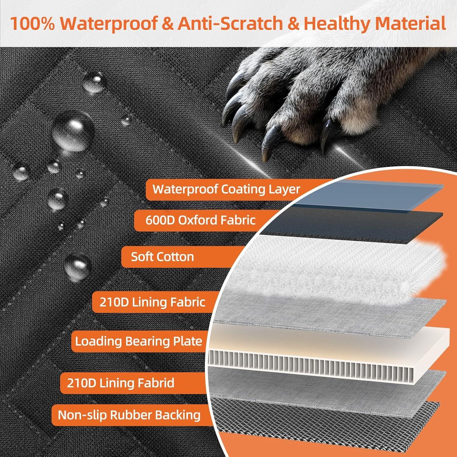 Funda de Asiento para Perros LEHNI L-066 Impermeable 157x132cm