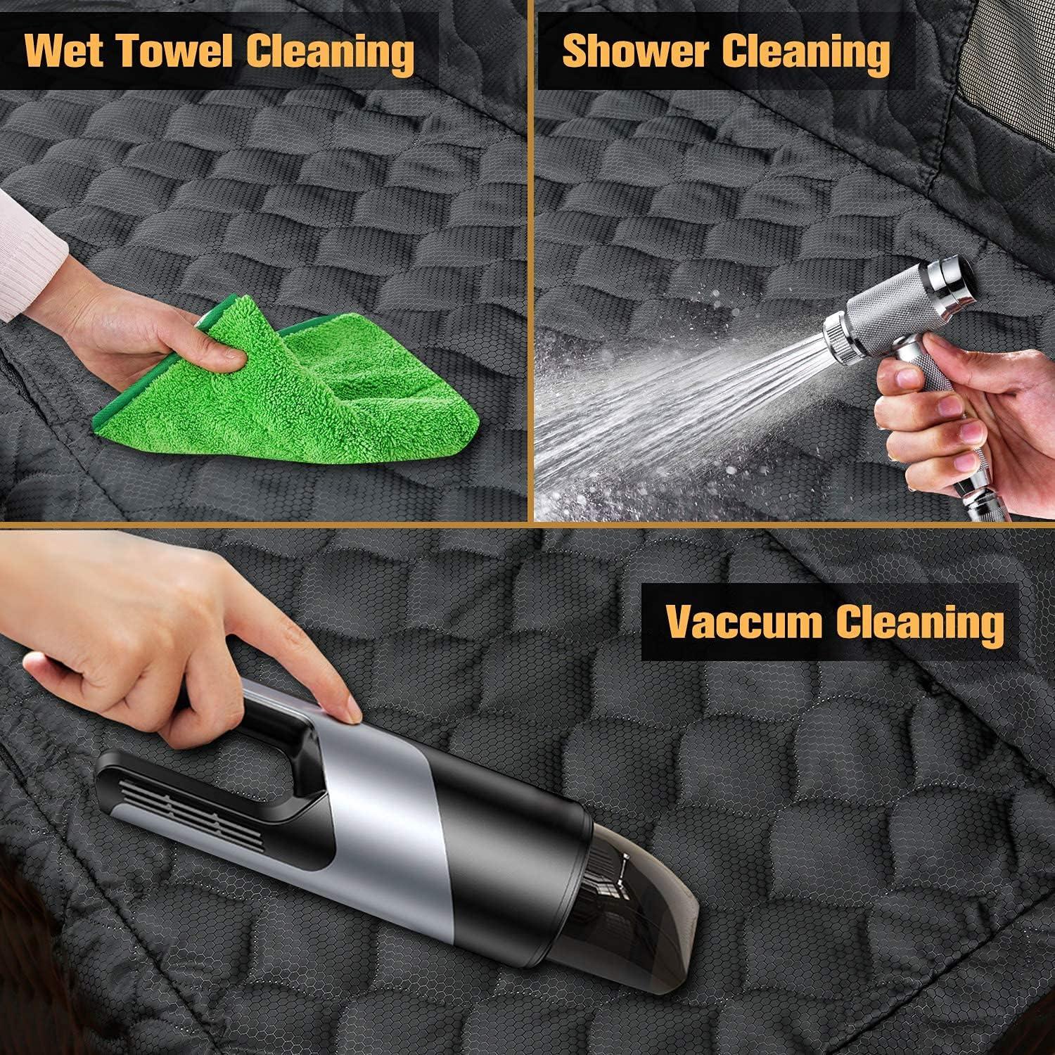 Funda de Asiento para Perros PETICON Negra 100% Impermeable