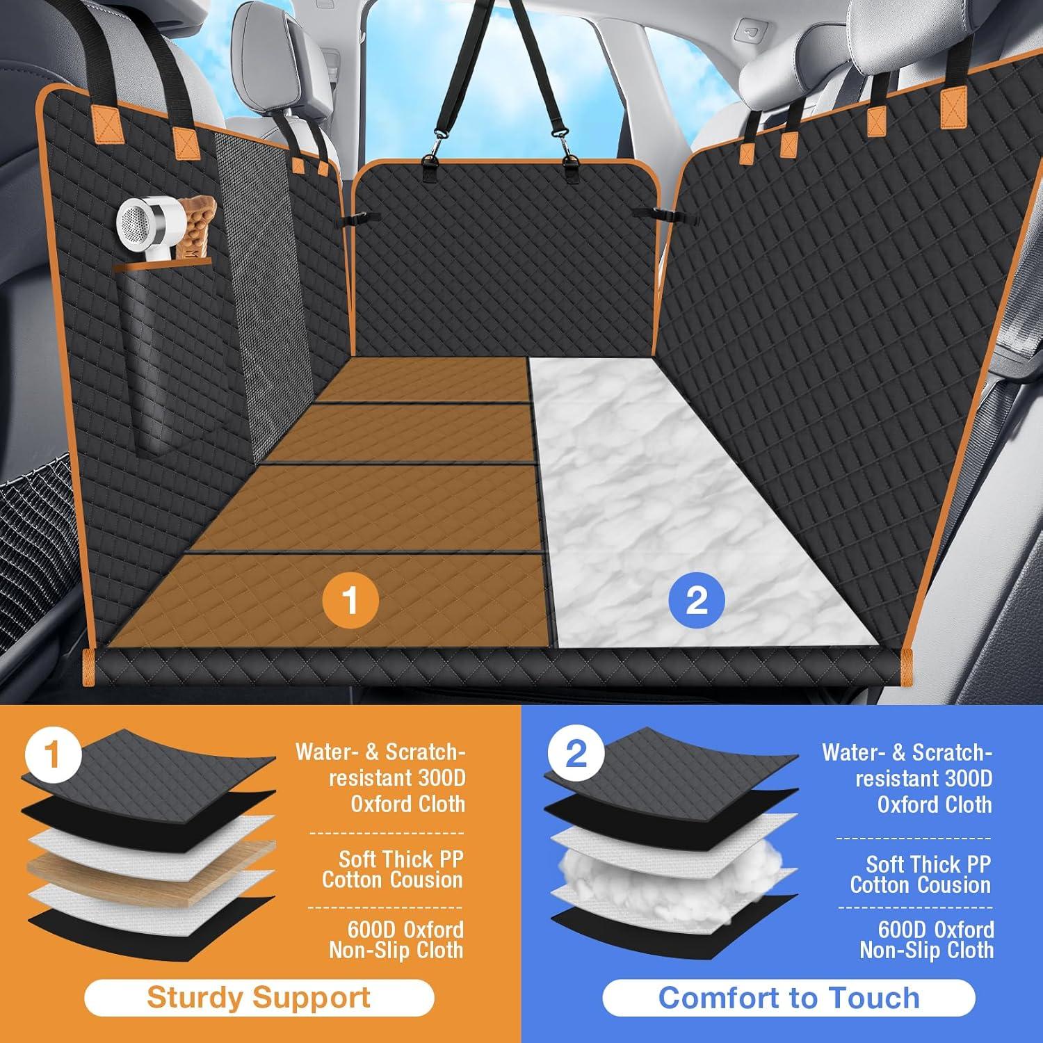 Funda de Asiento para Perros Lekespring SUV Color Negro