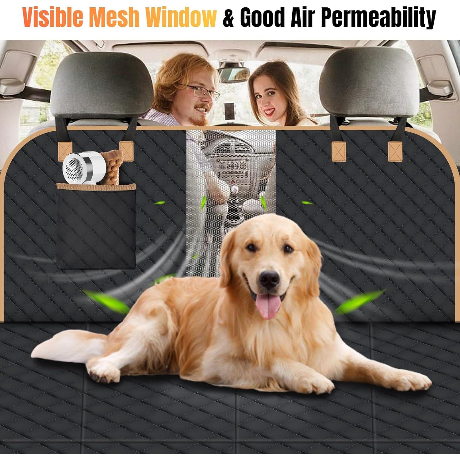 Funda de Asiento para Perros Lekespring SUV Color Negro