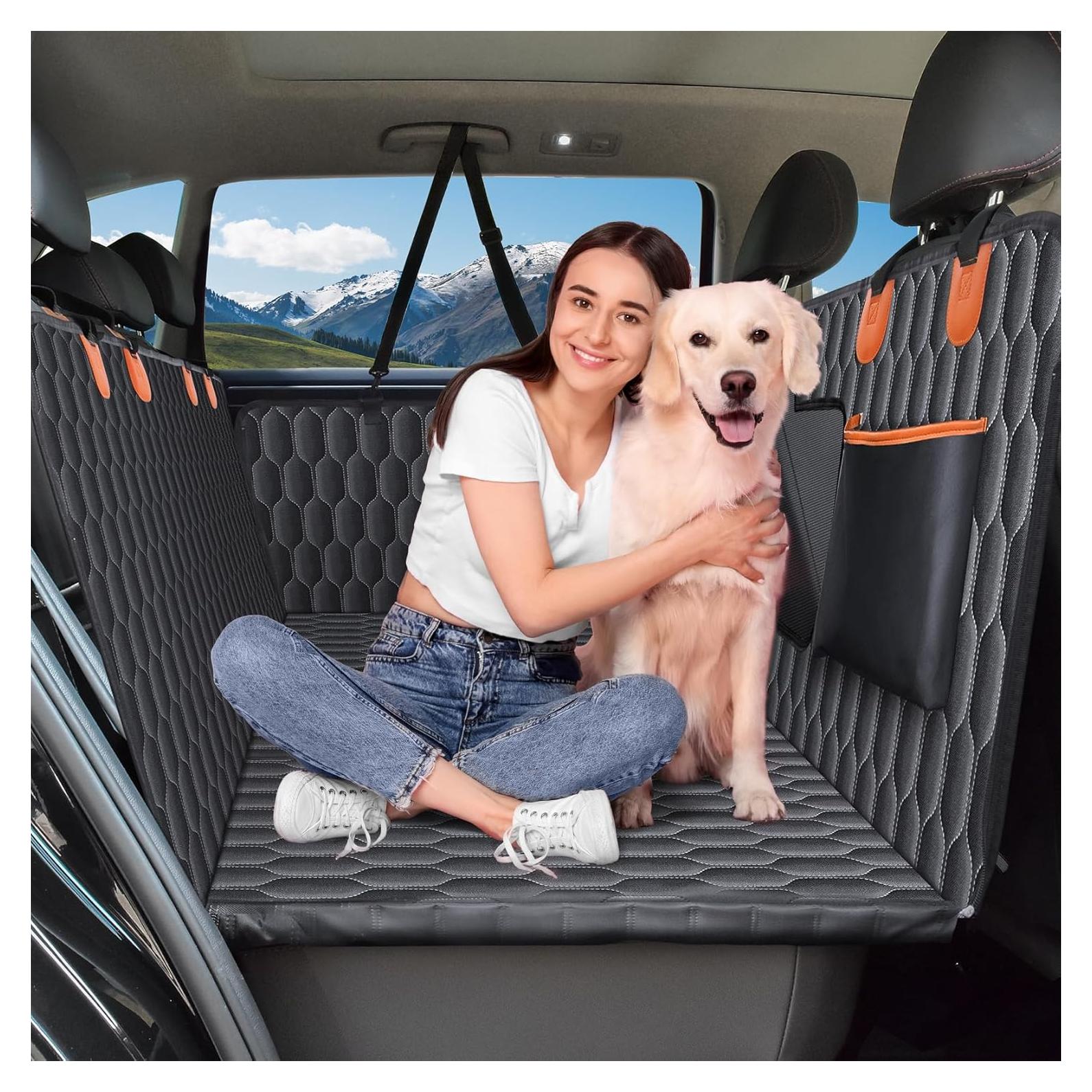 Extensor de Asiento Trasero para Perros Chumajor - Soporta 181kg, Funda Impermeable y Antideslizante