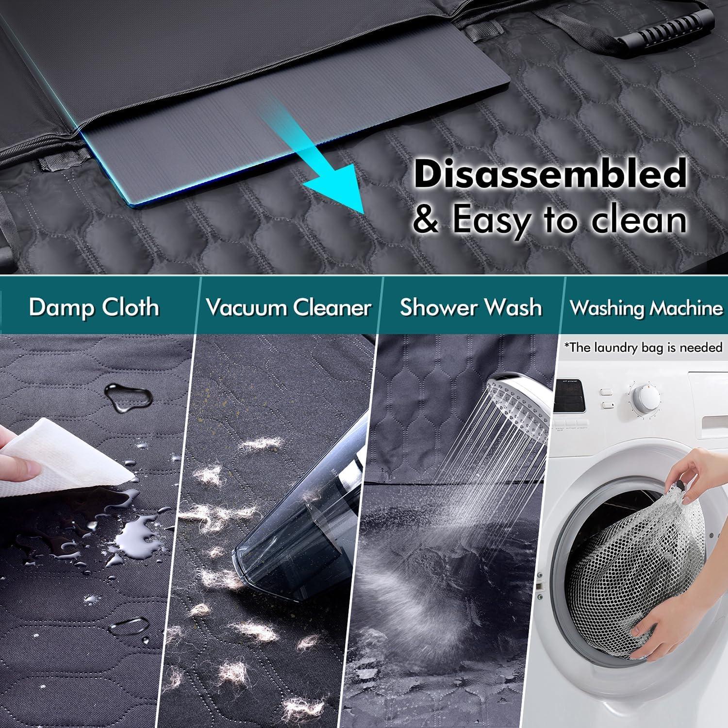 Extensor de Asiento Trasero para Perros Chumajor - Soporta 181kg, Funda Impermeable y Antideslizante