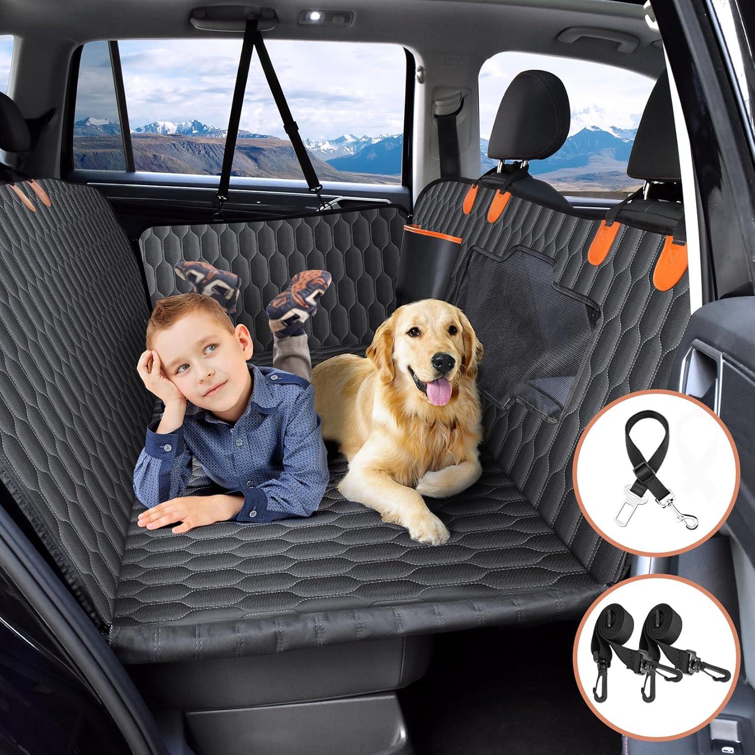 Extensor de Asiento Trasero para Perros Chumajor - Soporta 181kg, Funda Impermeable y Antideslizante